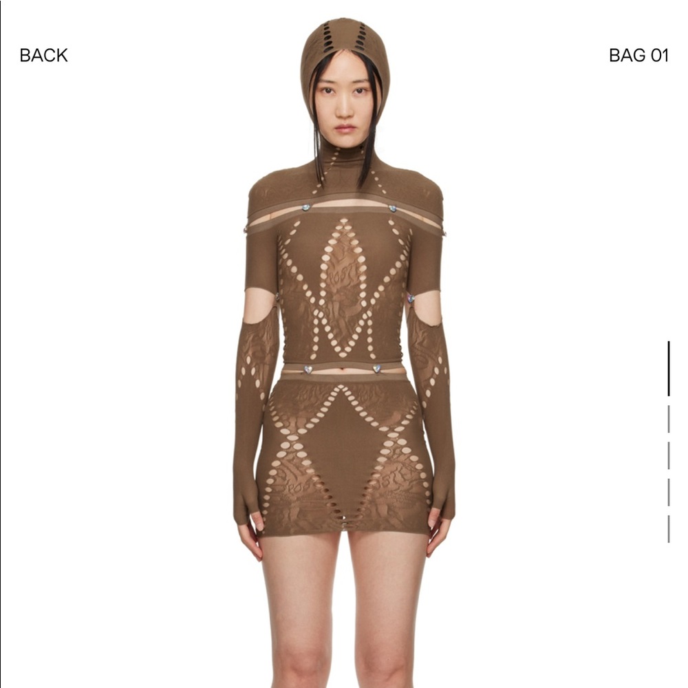POSTER GIRL Diamond Dress SSENSE